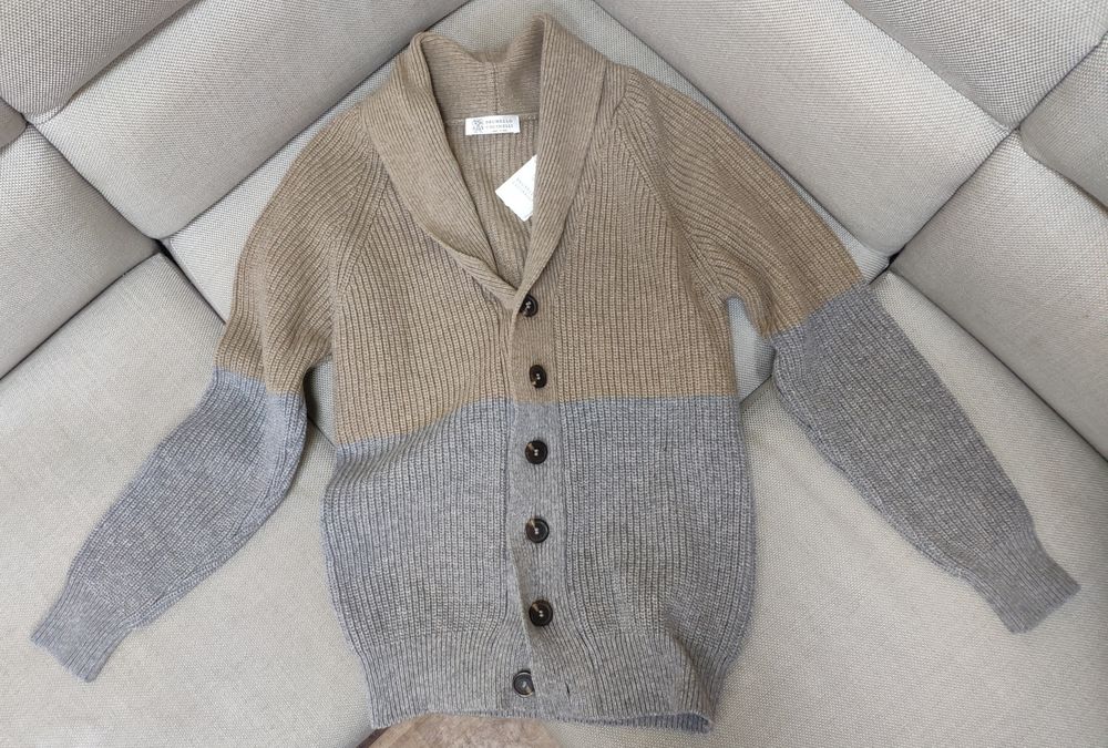 Мужской кардиган Brunello Cacinelli sz 52 woll