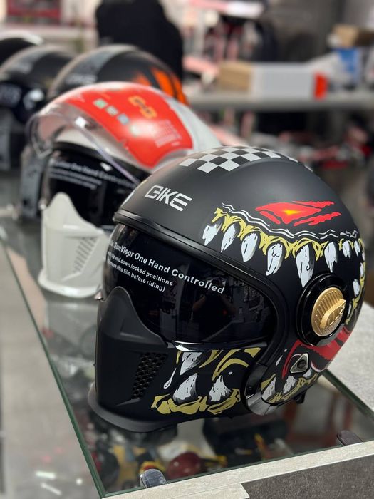 Scorpion exo combat, шлем кастом, шлем на чоппер, боббер, круизер