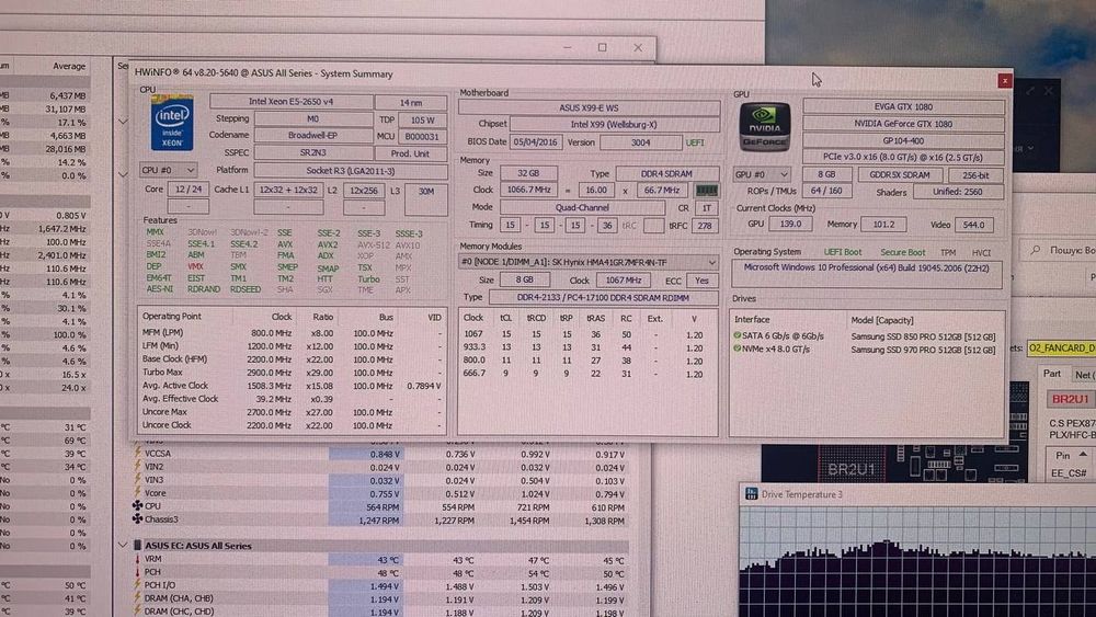 Asus X99-E WS LGA 2011-V3 X99