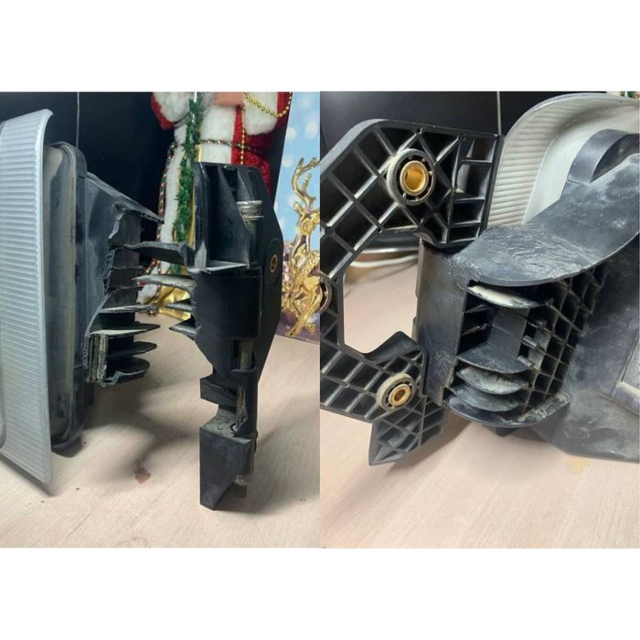 Ремонт креплений фар корпусов замена стекол любой сложности изготовлен