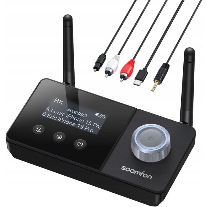 Adapter audio bluetooth 5.3 bt-32 soomfon nadajnik odbiornik