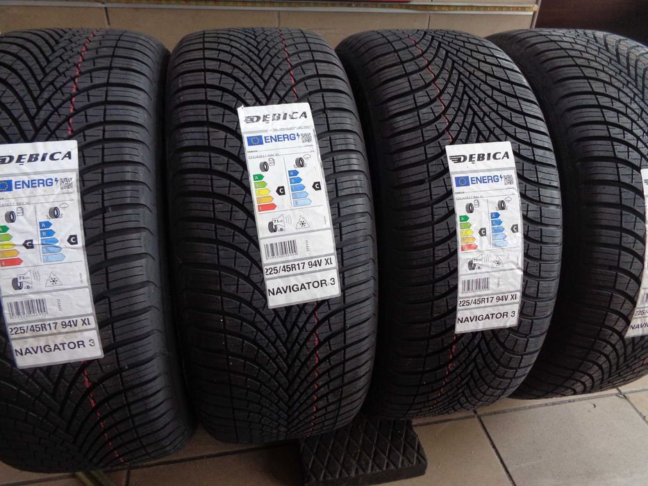 Nowe 225/45R17 DĘBICA Navigator 3 , Nowy Model, Opony Całoroczne Warto