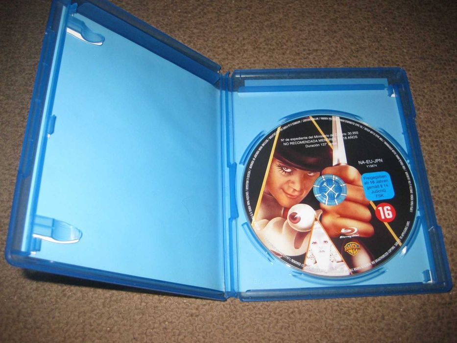 Blu-Ray "Laranja Mecânica" de Stanley Kubrick/Raro!