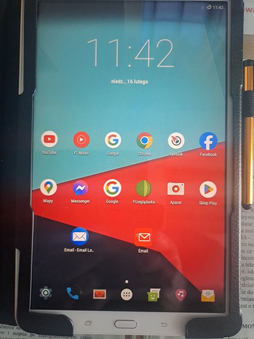 Tablet Samsung Galaxy Tab E Nowy Biały.