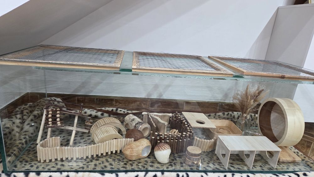 Chomikarium akwarium 150x50x50