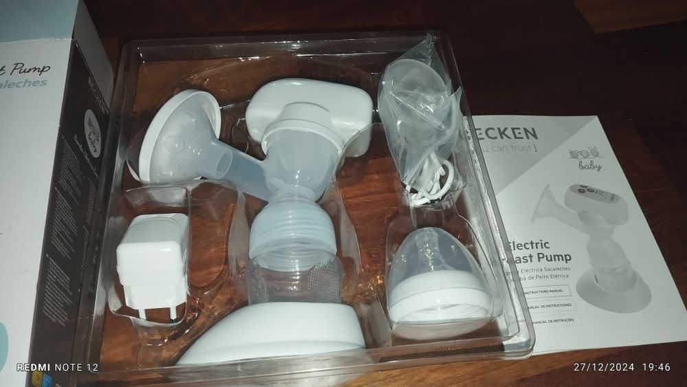 Bomba tira leite como nova.. só aberta da caixa para ver o conteudo