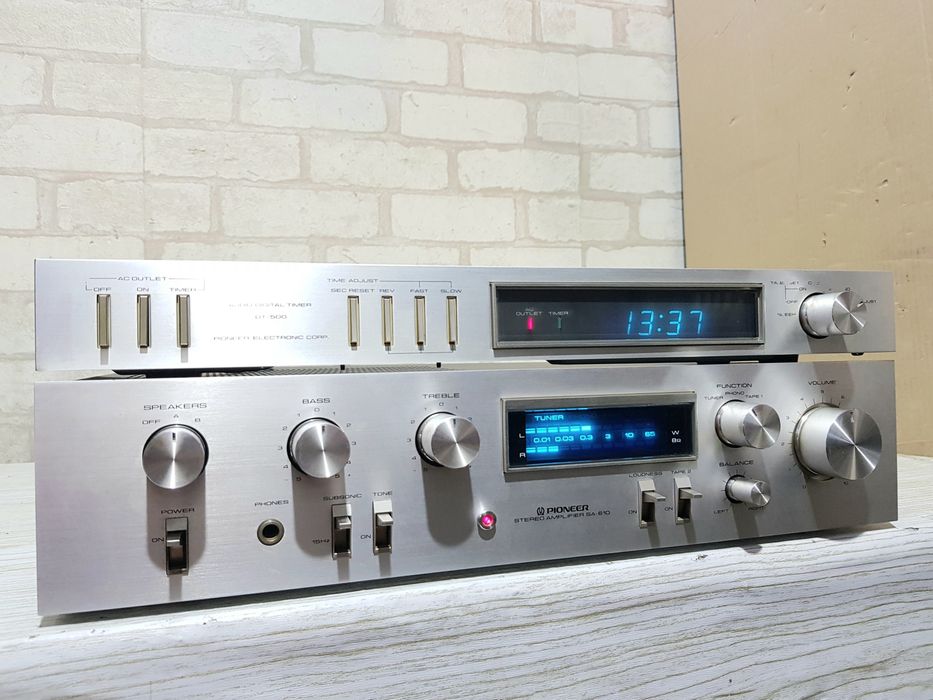 Стерео підсилювач/таймер Pioneer SA-610/DT-500 2x45Вт б/у з Німеччини