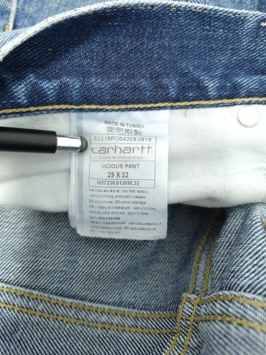 Spodnie jeansowe Carhartt WIP Vicious pant 29x32 M