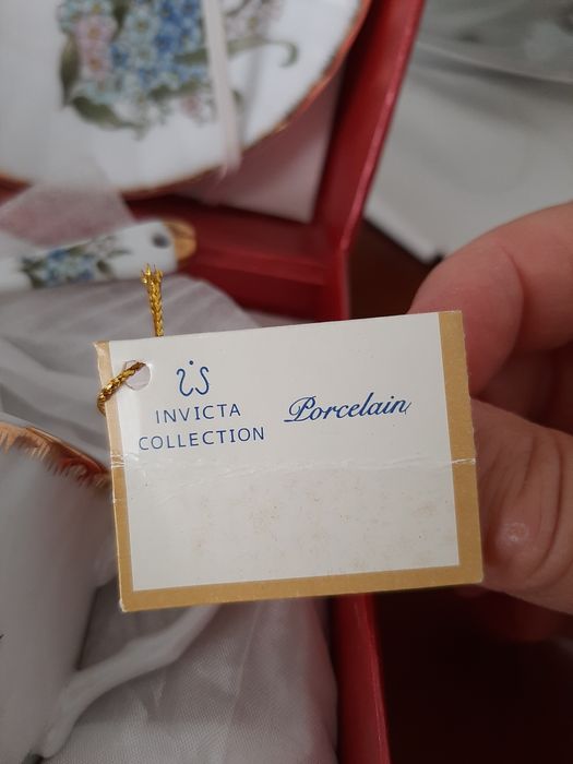 Chávena de chá de porcelana