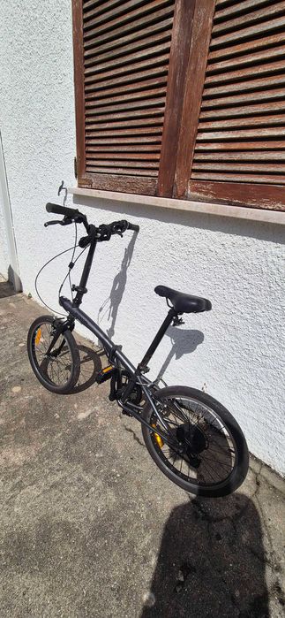 Bicicleta dobrável B'Twin Tilt 20" — alumínio, 6 velocidades Shimano