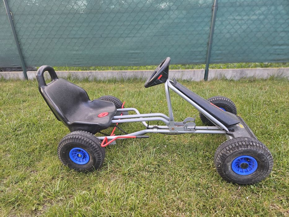 Gokart na pedały pompowane koła