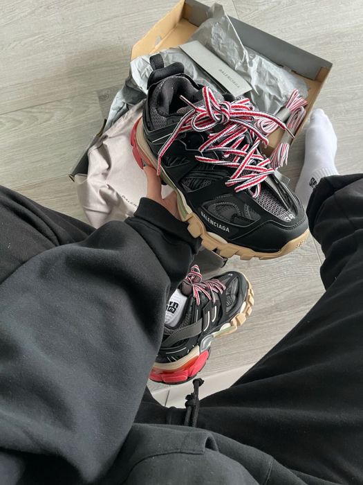Найкраща Якість! Balenciga Track Black Grey Ref/ Баленсіага трак кроссовки