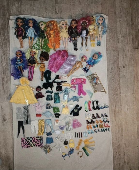 Ляльки Rainbow з гардеробом