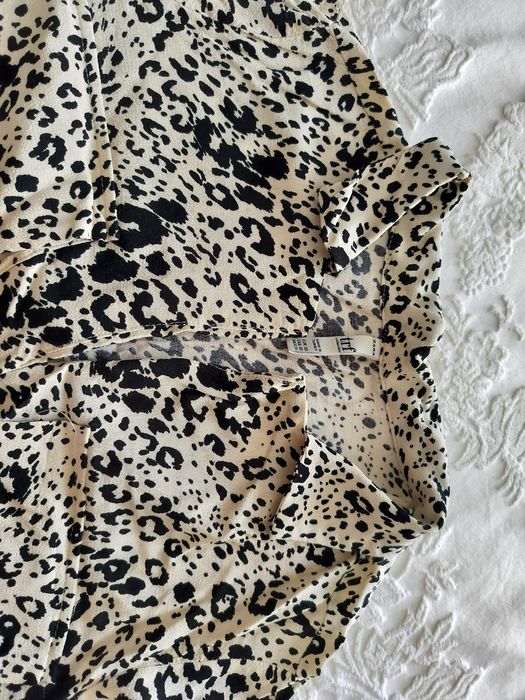 Camisa leopardo Zara XS