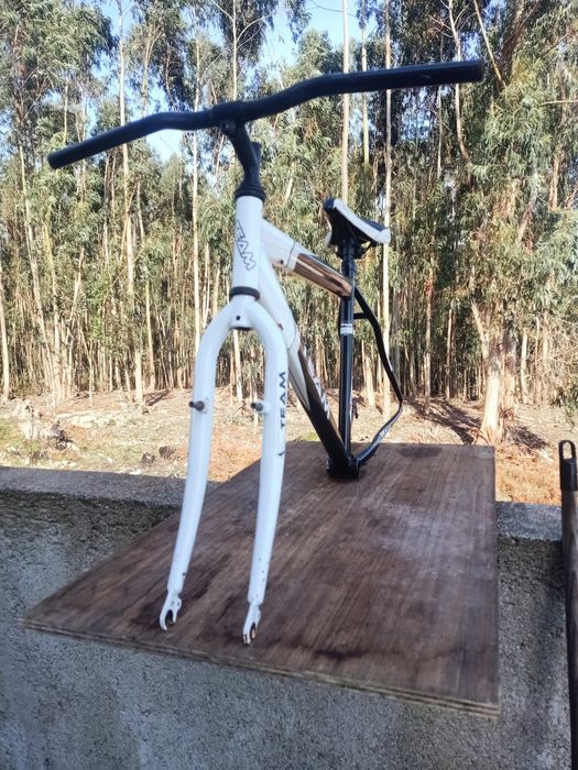 Quadro de bike Team com banco original