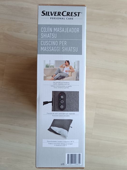 Nova, Almofada Massagem Shiatsu SilverCrest.