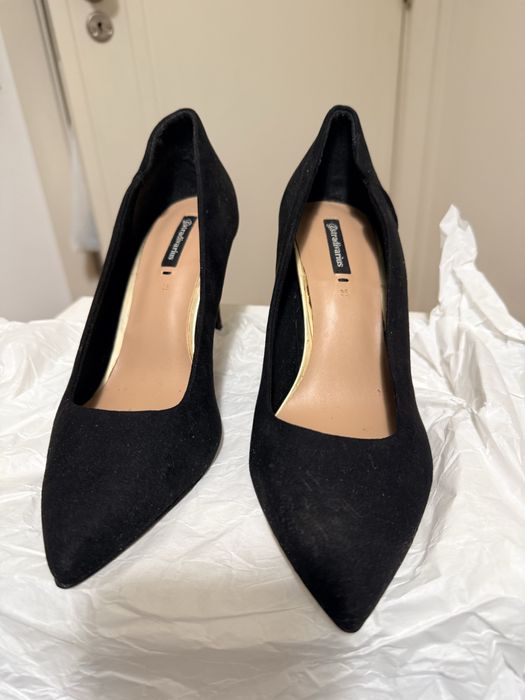 Sapatos Stradivarius Salto Alto Preto Tamanho 36