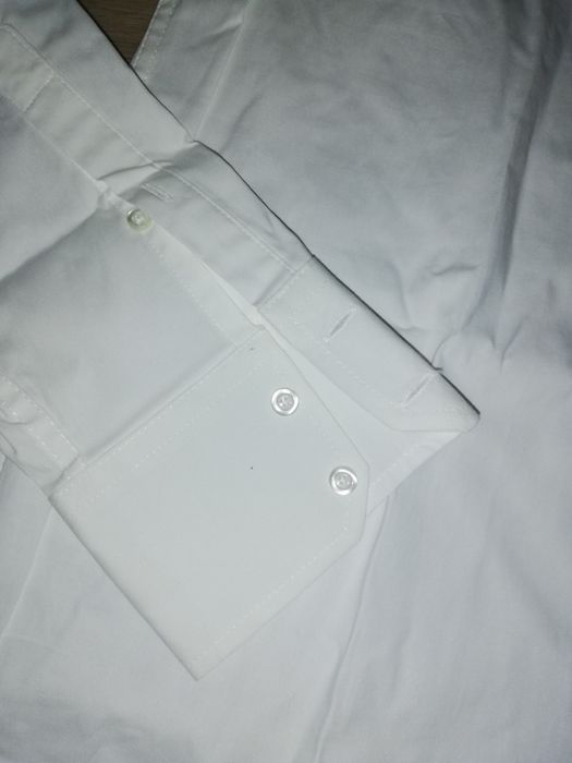 Camisa branca lisa masculina - nova