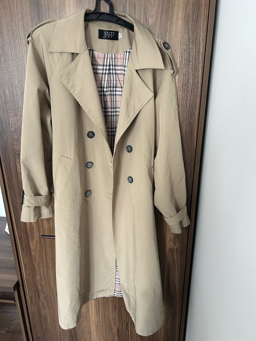 Тренч-пальто на підкладці,  кольору мокко