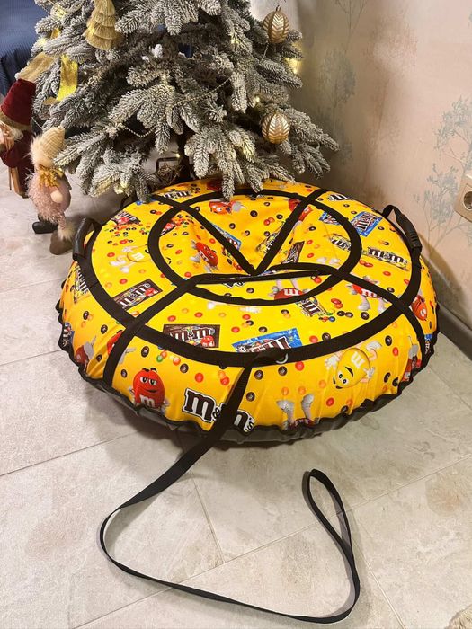 Зимовий тюбінг для дітей та дорослих | Міцний | Камера всередині