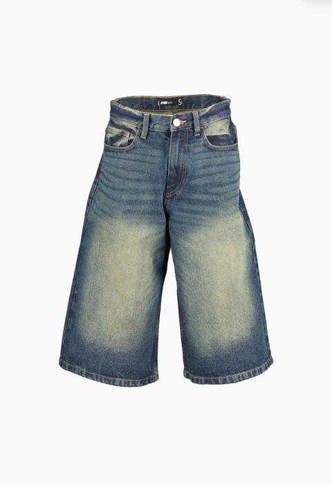 Шорты темно синие Baggy Jorts из New Yorker