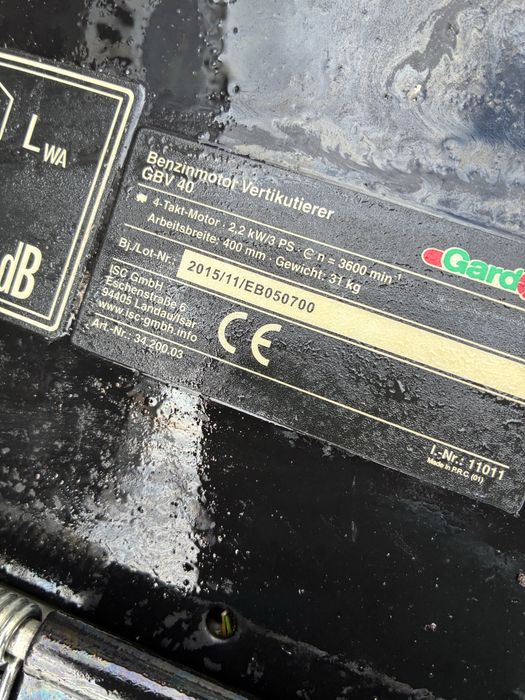 Weetykulator spalinowy Gardoli 3,5 KM z koszem