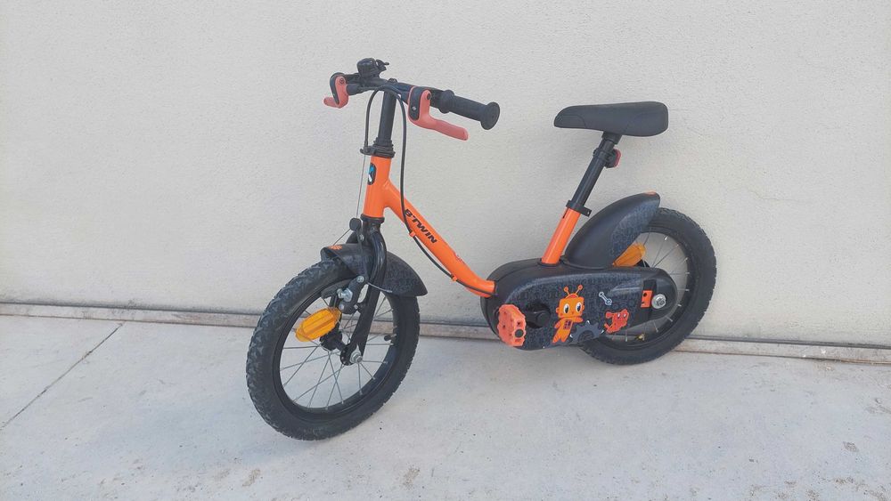 Bicicleta Infantil B'Twin 14" Laranja