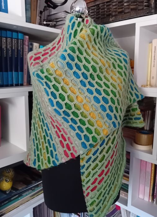 Szal wełna z bambusem