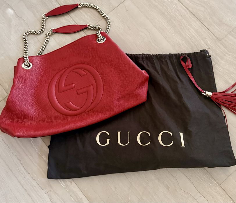Gucci Soho Double Chain Medium – Authentic – Excellent Condition