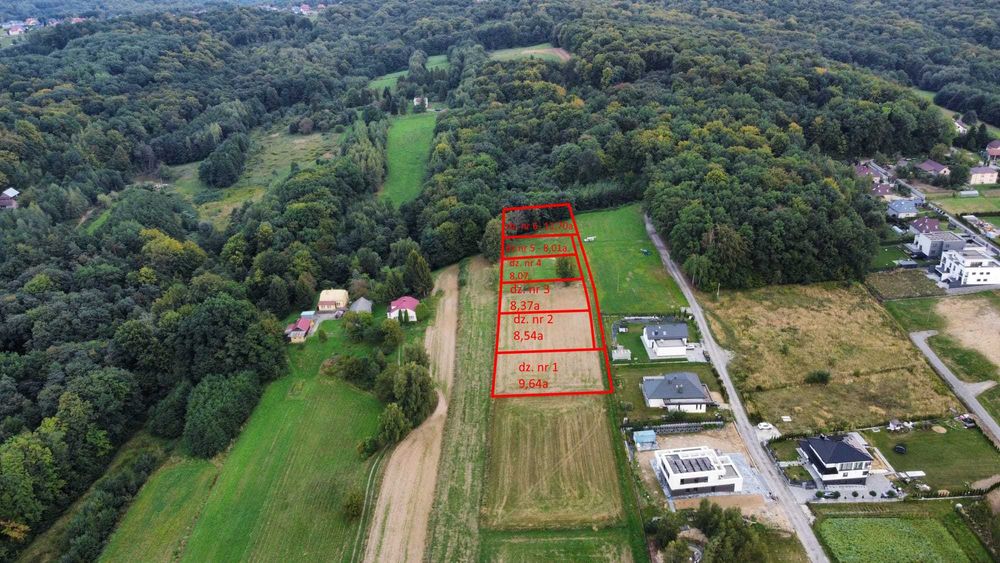 Sprzedam 4 działki Słocina Rzeszów