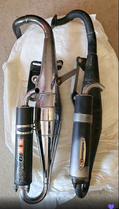 Глушитель, резонатор на скутер Suzuki, Yamaha, Peugeot