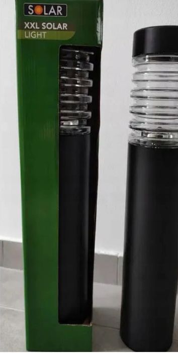Lampa solarna duża XXL 72 cm słupek