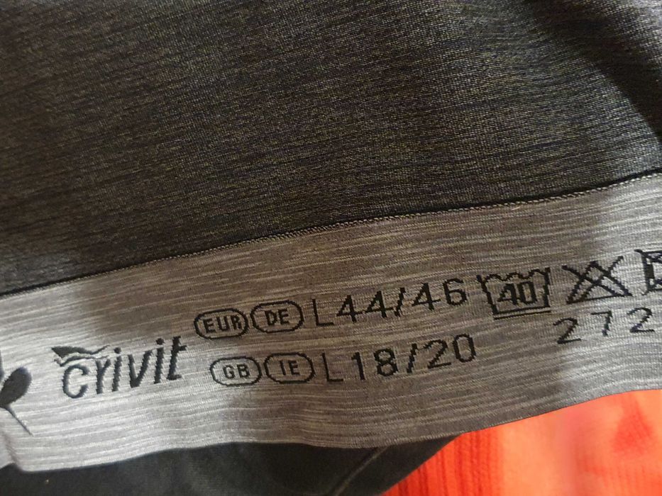 Bluza szara, crivit, rozsuwana, rozm. L