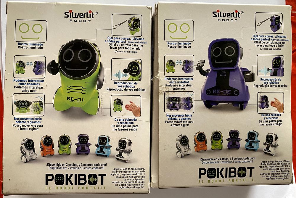 Robô Silverlit Pokibot novo (várias funcionalidades)