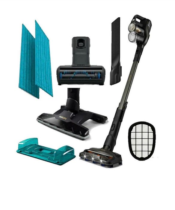 Odkurzacz pionowy  PHILIPS Aqua Plus 8000 XC8347/01 (Mopujący)