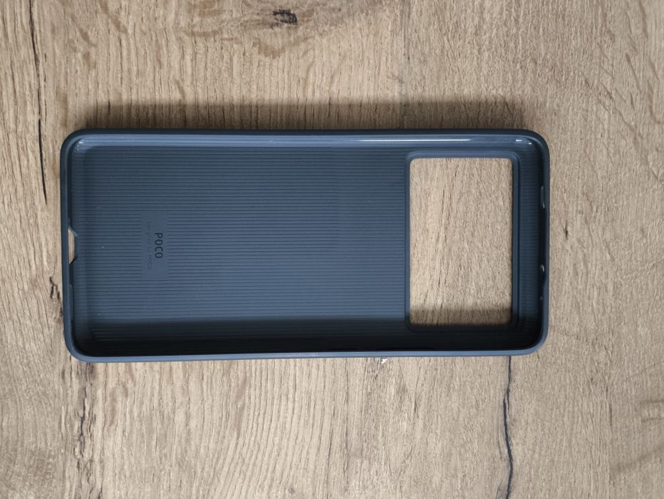 Etui. Plecki. szare miękkie nowe poco x6 pro