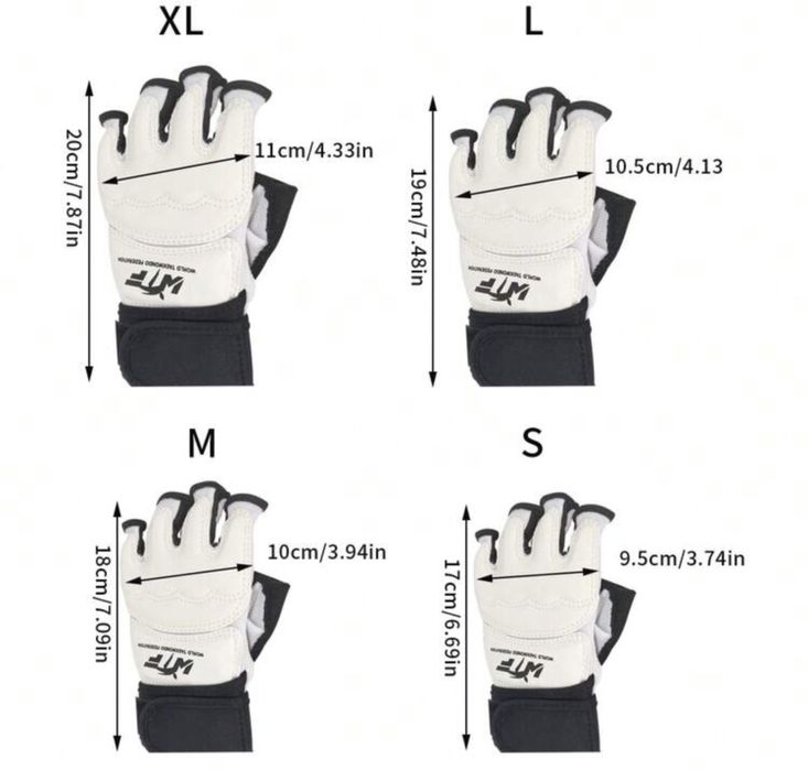 1 par de luvas de MMA , tambem usadas para boxe ou taekwondo