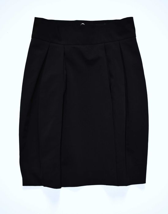 SIMPLE BOUTIQUE Spódnica czarna kontrafałdy XS, może S