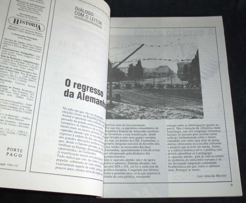 Revista História Nº 126 Março de 1990 O "Puzzle" Alemão