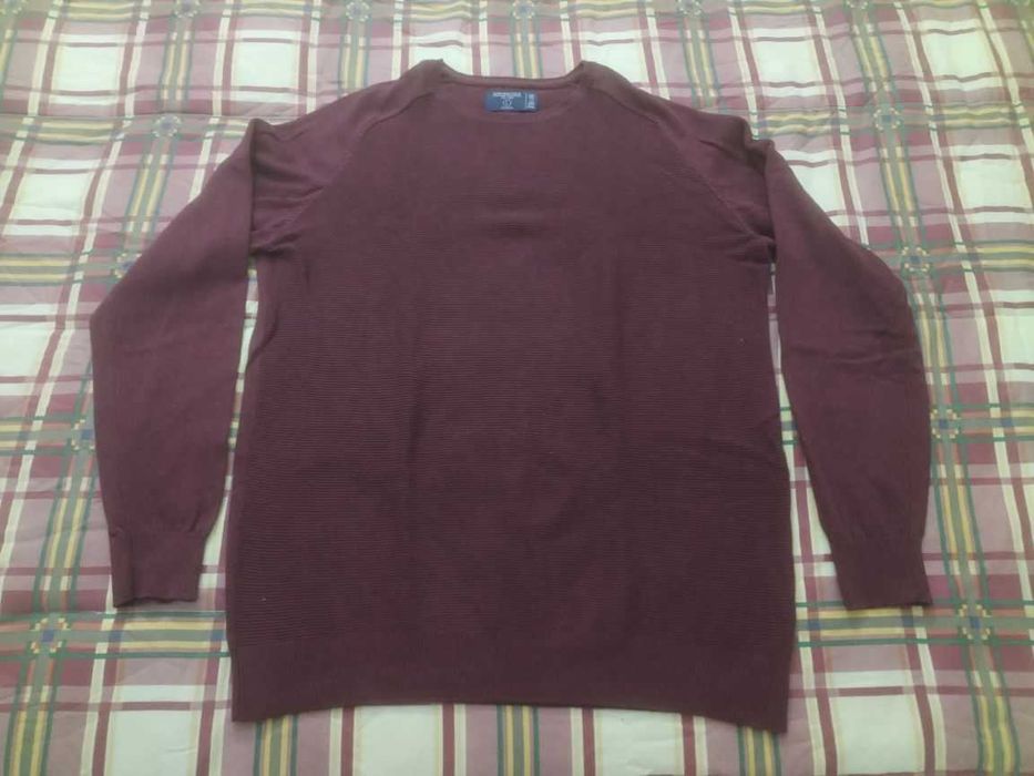 Camisola Springfield - Long Sleeve Bordeaux Sweater Pullover