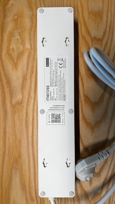 Розумний подовжувач Meross MSP844 Matter (4 розетки + 2×USB-A + 2×USB-C)