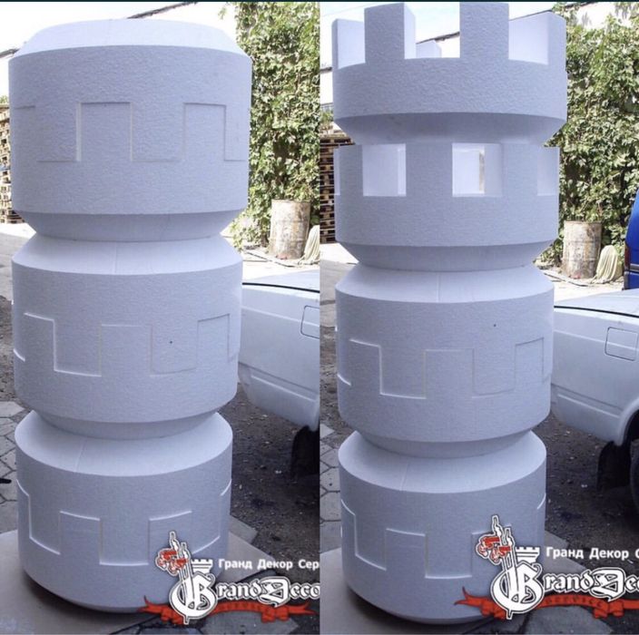 Реклама из пенопласта Буквы Цифры Логотип Герб Фасадный декор Упаковка