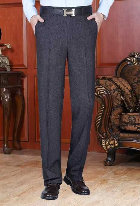 Брюки найвищої якості чоловічі класичні, великого розміру.