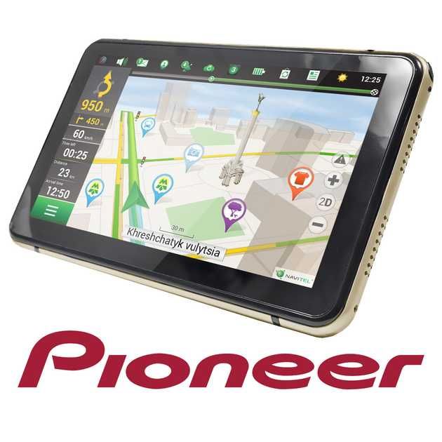 TIR / ADR Грузовий GPS навігатор Pioneer 7". Європа та Україна 2025р!
