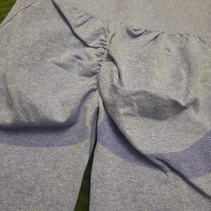 Szorty kolarki modelujące push up L | wysoki stan | fioletowe