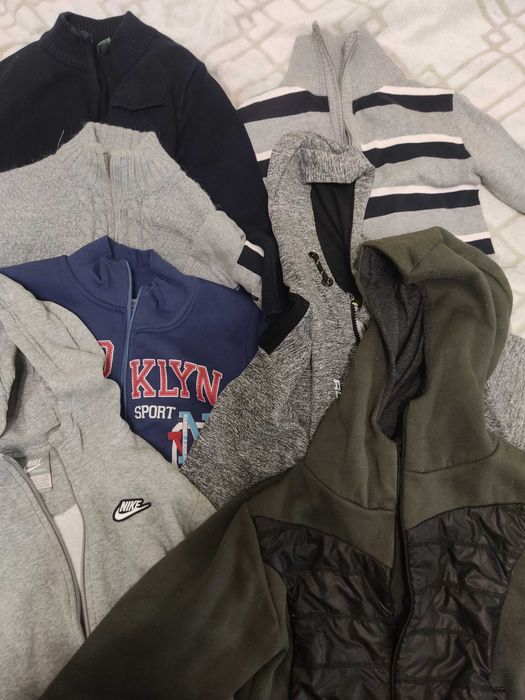 Дитячі теплі кофти на хлопчика до школи 7-8 років