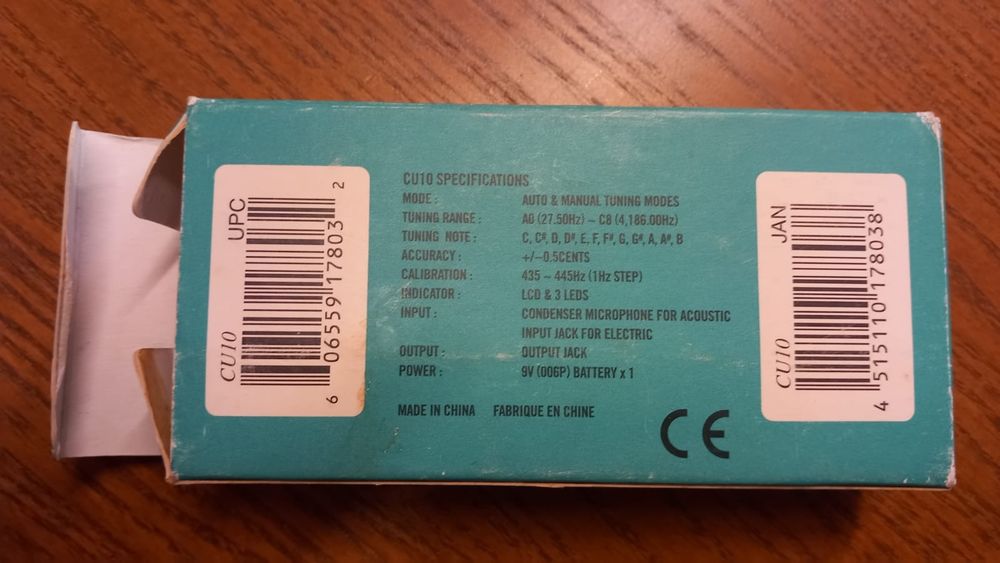 Afinador de guitarra/viola Ibanez