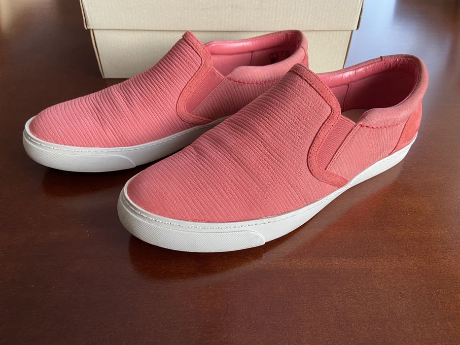 Clarks skórzane sneakersy damskie