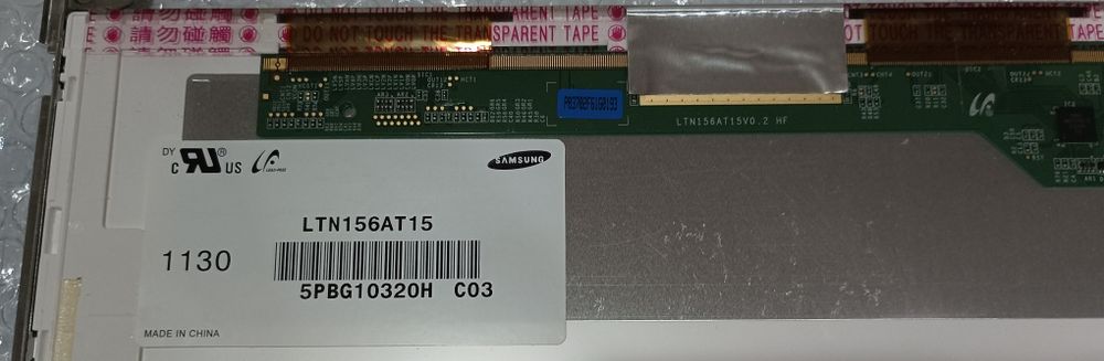 Ecrãs LED de 15,6 polegadas e 40 Pinos