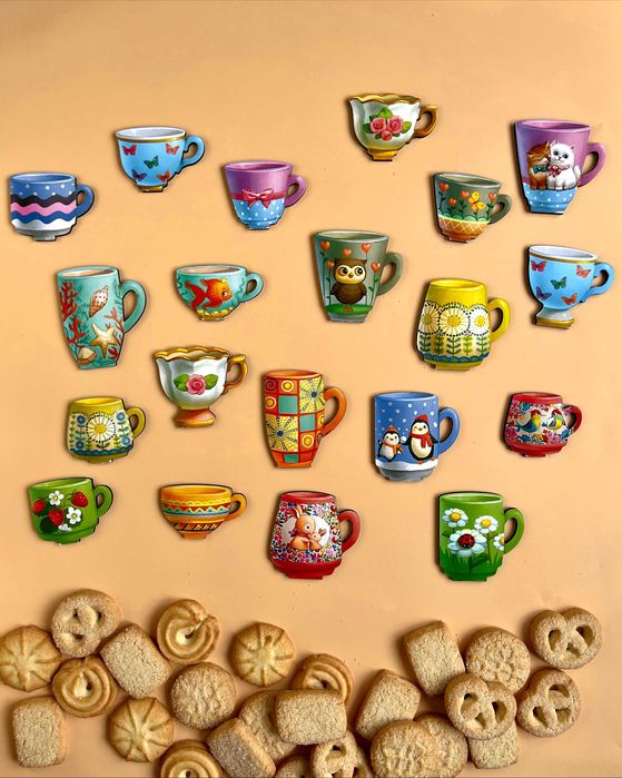 Drewniana 3D Gra «Wesoła kawka»